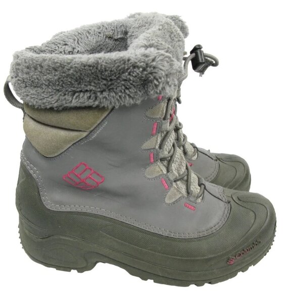 Columbia Bugaboot Gray Waterproof Insulated Lined Snow Boots Women's 6 - Picture 2 of 9